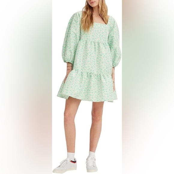 NWT Levi's Women's Dolci Baby Doll Dress - Picture 2 of 9